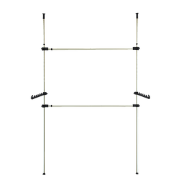 Heavy Duty Adjust Clothes Rail Storage Garment Shelf Hanging Display Stand Rack Furniture Kings Warehouse