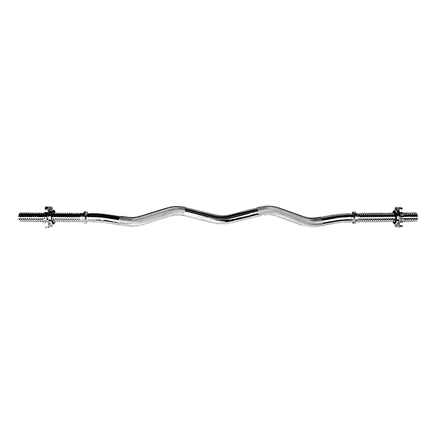 Heavy Duty EZ Curl Barbell – Weightlifting Bar with Spinlock Collars for Gym Training Sports & Fitness Kings Warehouse 