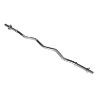 Heavy Duty EZ Curl Barbell – Weightlifting Bar with Spinlock Collars for Gym Training Sports & Fitness Kings Warehouse 