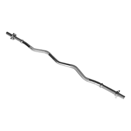 Heavy Duty EZ Curl Barbell – Weightlifting Bar with Spinlock Collars for Gym Training Sports & Fitness Kings Warehouse 