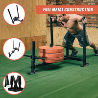 Heavy Duty Gym Sled with Harness Sports & Fitness Kings Warehouse 