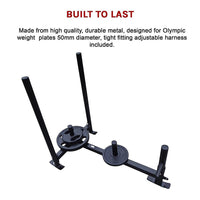 Heavy Duty Gym Sled with Harness Sports & Fitness Kings Warehouse 