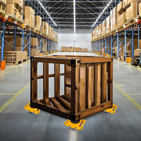Heavy Duty Machine Dolly Skate Machinery Roller Mover Cargo Trolley 6T Outdoor Kings Warehouse 