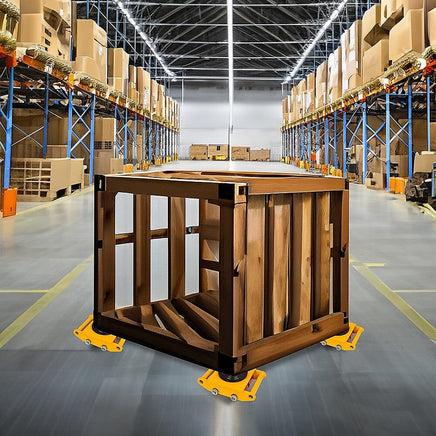 Heavy Duty Machine Dolly Skate Machinery Roller Mover Cargo Trolley 6T Outdoor Kings Warehouse 