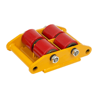 Heavy Duty Machine Dolly Skate Machinery Roller Mover Cargo Trolley 6T Outdoor Kings Warehouse 