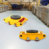 Heavy Duty Machine Dolly Skate Machinery Roller Mover Cargo Trolley 6T Outdoor Kings Warehouse 