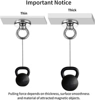 Heavy Duty Magnetic Hooks 30KG Countersunk Hole Eyebolt Kitchen, Office and Garage Kings Warehouse 