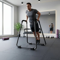 Heavy Duty Parallette Bars – Push Up & Core Strength Training Stands for Home Gym Sports & Fitness Kings Warehouse 