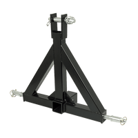 Heavy Duty Steel 3 Point 2" Trailer Hitch Receiver Tow Drawbar For Cat 1 Tractor Outdoor Recreation Kings Warehouse 