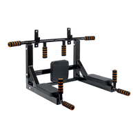 Heavy Duty Wall Mounted Power Station - Knee Raise - Pull Up - Chin Up -Dips Bar