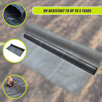 Heavy Duty Weed Control PP Woven Fabric Weed Mat Gardening Plant 1.83m x 30m Home & Garden Kings Warehouse 