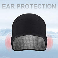 Helmet Fleece Inner Liner Cycling Skull Cap Winter Thermal MTB Mountain Cycling Cap for Men Women Headwear for Running Skiing & Winter Sports BLACK Rockbros Kings Warehouse 