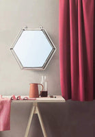 Hexagon Hanging Mirror for Home Decoration (Rose Gold Color) Kings Warehouse 