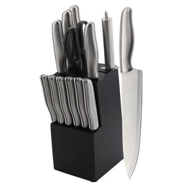 High-Carbon Stainless Steel 14-Piece Kitchen Knife Set Chefs Cooks Knives Knife Sharpening Kings Warehouse 