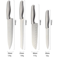 High-Carbon Stainless Steel 14-Piece Kitchen Knife Set Chefs Cooks Knives Knife Sharpening Kings Warehouse 