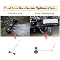 High Pressure Water Spray Broom Car Chassis Undercarriage Cleaner Washer 4000PSI BestSellers Kings Warehouse 