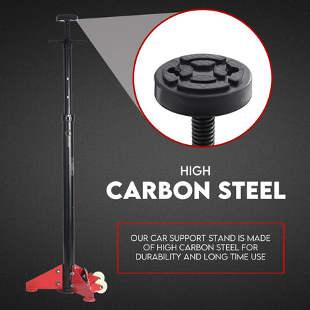 HIGH UNDER CAR SUPPORT STAND TALL AXLE JACK SUPPORT UNDER HOIST STAND LIFTER RAM Auto Accessories Kings Warehouse 