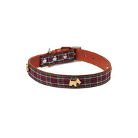 Highland Purple Tartan Dog Collar Small Kings Warehouse 