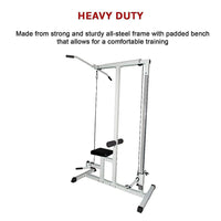 Home Fitness Multi Gym Lat Pull Down Workout Machine Bench Exercise Kings Warehouse 