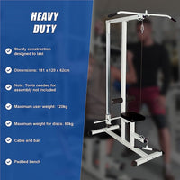 Home Fitness Multi Gym Lat Pull Down Workout Machine Bench Exercise Sports & Fitness Kings Warehouse 