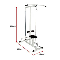 Home Fitness Multi Gym Lat Pull Down Workout Machine Bench Exercise Sports & Fitness Kings Warehouse 