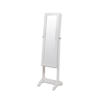Home Master 140cm Full Length Mirror Jewellery Cabinet Adjustable Angle Kings Warehouse 