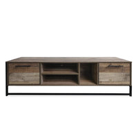 Home Master Vogue Wood Tone TV Unit Stylish Rustic Flawless Design 160cm