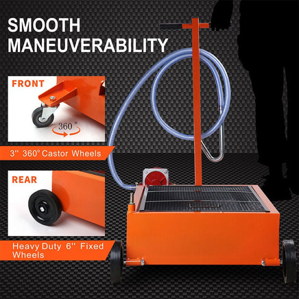 HORUSDY 76L Low Profile Waste Oil Drainer Mobile Workshop Pump Vehicle 4WD Truck Auto Accessories Kings Warehouse 