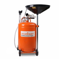 HORUSDY 80L Waste Oil Drainer Pneumatic Fluid Collection Workshop with Extractor Tools Kings Warehouse 