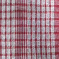 Hotel Living Checkered Set of 5 Cotton Tea Towels Home & Garden Kings Warehouse 