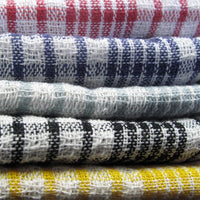 Hotel Living Checkered Set of 5 Cotton Tea Towels Home & Garden Kings Warehouse 