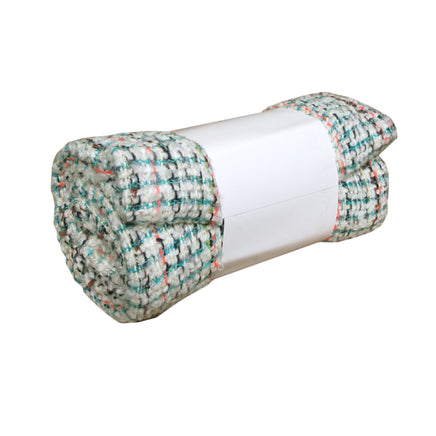 Hotel Living Evie Knitted Fringe Throw Rug Design 1 Home & Garden Kings Warehouse 