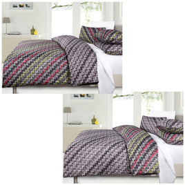 Hoxton Mutated DNA Reversible Quilt Cover Set - Queen Home & Garden Kings Warehouse 
