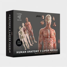 Human Anatomy 3 Layer Puzzle Kings Warehouse 