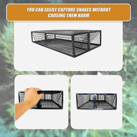 Humane Snake Trap Remove Small to Medium Snakes 2 Doors Pet Care Kings Warehouse 