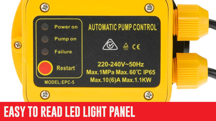 HydroActive Adjustable Pressure Switch Electric Electronic Automatic Water Pump Controller Kings Warehouse 