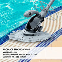 HydroActive Automatic Swimming Pool Vacuum Cleaner Leaf Eater Turtle Kings Warehouse 