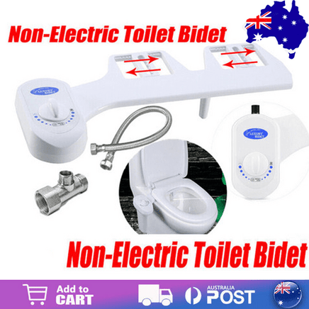 Hygiene Toilet Bidet Seat Bidet Sprayer Water Wash Clean Unisex Toilet Washer AU Home & Garden Kings Warehouse 