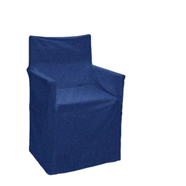 IDC Homewares Cotton Director Chair Cover Blue Furniture Kings Warehouse 