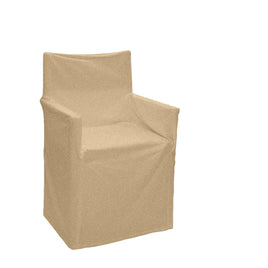IDC Homewares Cotton Director Chair Cover Taupe Furniture Kings Warehouse 
