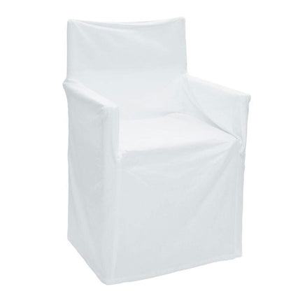IDC Homewares Cotton Director Chair Cover White Furniture Kings Warehouse 