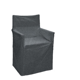 IDC Homewares Cotton Solid Director Chair Cover Charcoal Furniture Kings Warehouse 