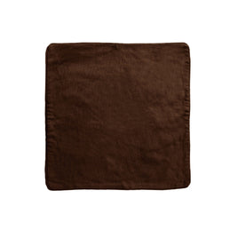 IDC Homewares Lollipop Cotton Piped Cushion Cover 60 cm square Chocolate Home & Garden Kings Warehouse 