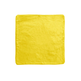 IDC Homewares Lollipop Cotton Piped Cushion Cover 60 cm square Yellow Home & Garden Kings Warehouse 