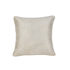 IDC Homewares Pacific Embroidered White Filled Cushion 43 x 43 cm Home & Garden Kings Warehouse 