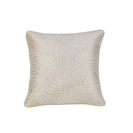 IDC Homewares Pacific Embroidered White Filled Cushion 43 x 43 cm Home & Garden Kings Warehouse 