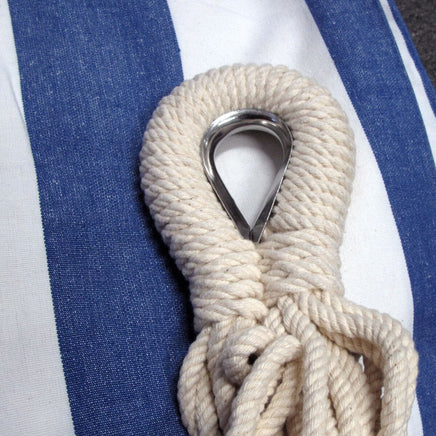 IDC Homewares Red Striped Single Size Cotton Hammock 150 x 205 cm Home & Garden Kings Warehouse 