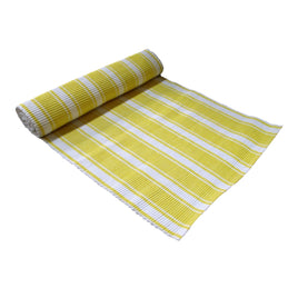 IDC Homewares Ribbed Pattern Table Runner Panama Narrow Yellow Home & Garden Kings Warehouse 
