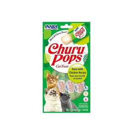 INABA Churu Pops Tuna With Chicken Recipe (15G X 4) 6PK Kings Warehouse 