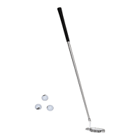 Indoor Practice Putting Green 2.5m Mat Inclined Ball Return Fake Grass 2 Holes Sports & Fitness Kings Warehouse 